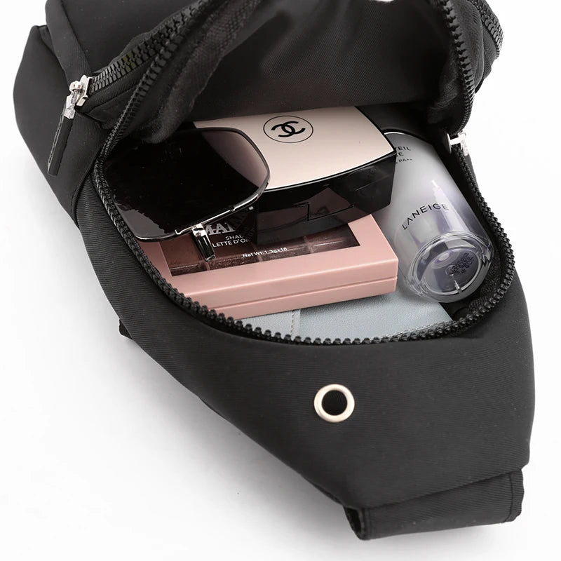 Women's Chest Bag Pure Color Nylon Women's Bag Good Quality Shoulder Bag Casual Women's Crossbody Bag Fashion Female Bag