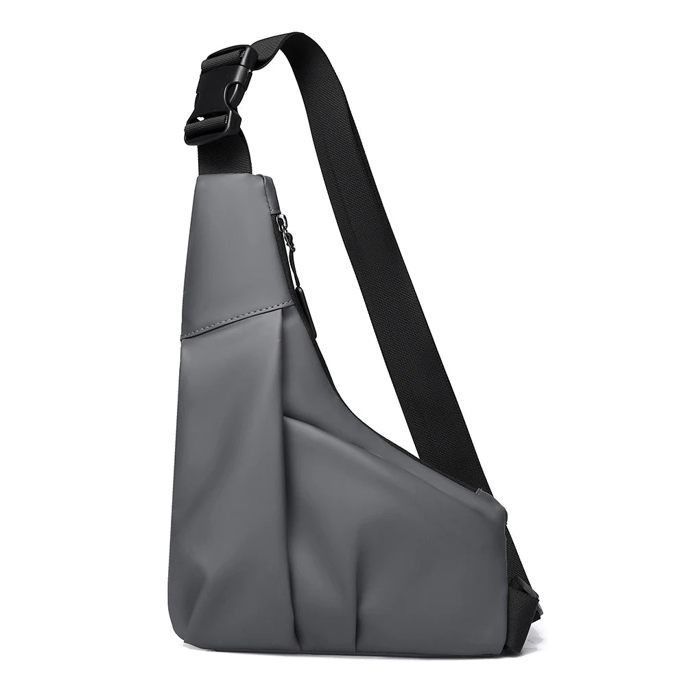 Stylish, Simple, Neutral Style, Large Capacity, Multifunctional, Durable And Scratch-resistant Men's Casual Shoulder Bag