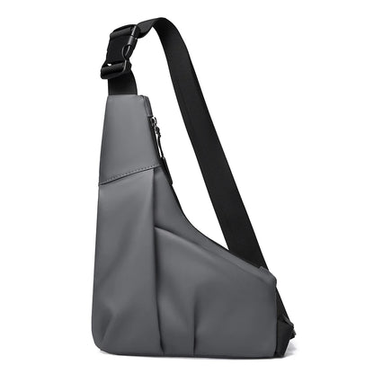 Stylish, Simple, Neutral Style, Large Capacity, Multifunctional, Durable And Scratch-resistant Men's Casual Shoulder Bag