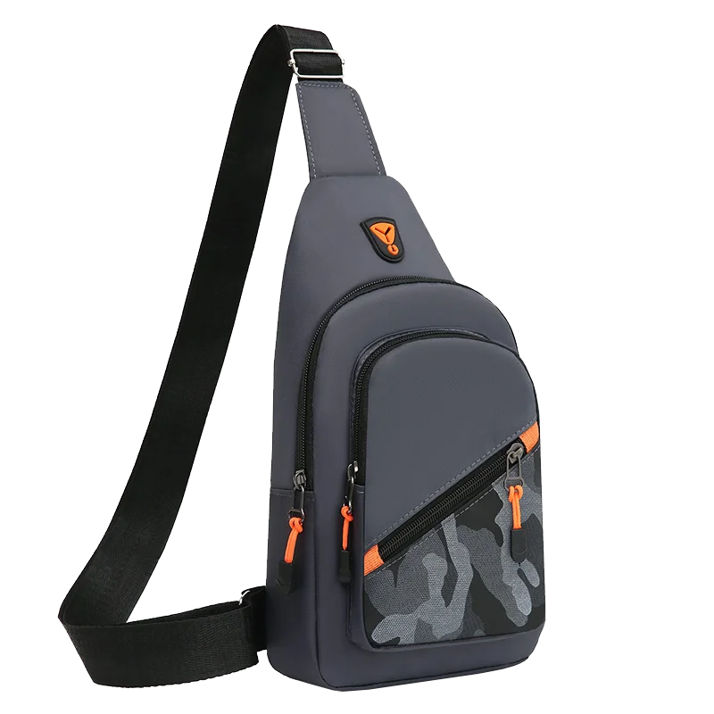 Chest Bag Men's One Shoulder Crossbody Bag Large Capacity Outdoor Sports Leisure Fashion Small Shoulder Bag Backpack Men's