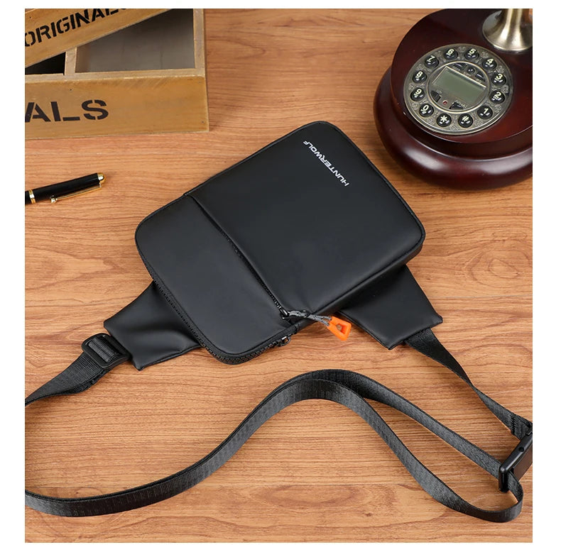 Multi-functional Men Chest Bag Outdoor Travel Bag For Men Casual Crossbody Sling Bag Small Backpack Running Cycling Chest Bag