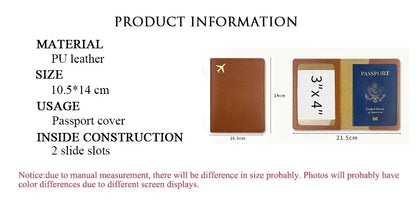 Passport Holder Case for Men Women Unisex Gold Airplane Travel Accessory Cover Lightweight Waterproof Rfid Blocking Slim Holder