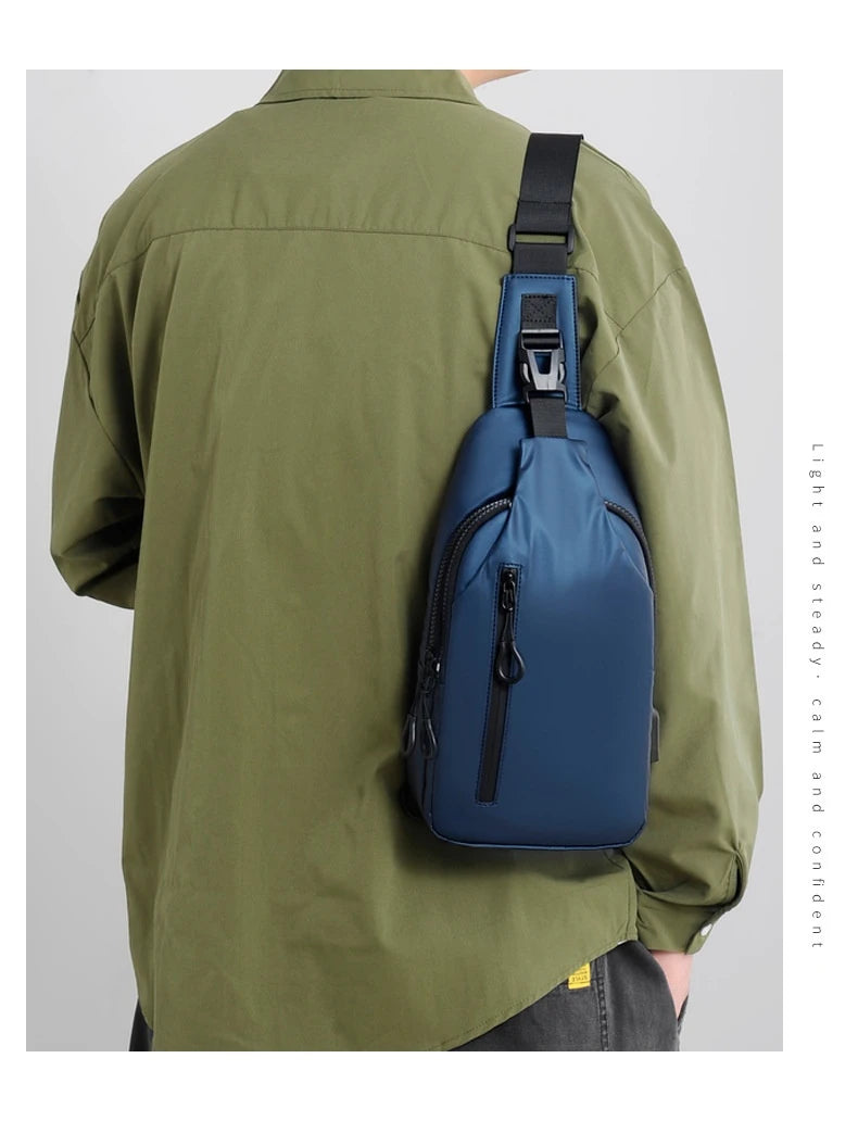 Rilibegan Shoulder Bag Fashionable Large Capacity Waterproof Lightweight Leisure Soft Comfortable Crossbody Bag
