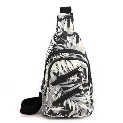 Sling Chest Bag for Women Nylon Fashionable Fanny Pack Shoulder Bags for Women Chest Waist Pack for Travel Crossbody Bags 2024