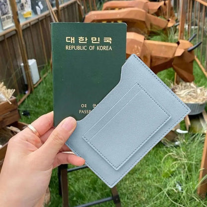 2025 Women Portable Multicolor Passport Cover Holder Case Multi-slots Waterproof Card Holder Men PU Leather Passport Bag Unisex