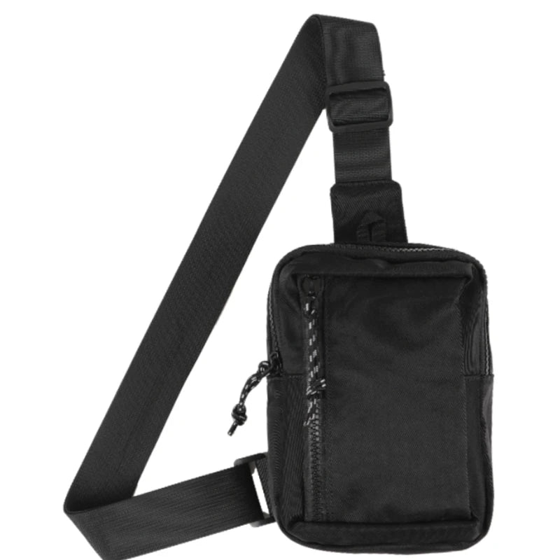 Cross border new outdoor leisure sports waterproof small chest bag mini nylon crossbody bag for men and women