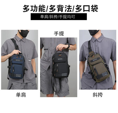 Fashion Men's Waist Packs Chest Bag High Quality Oxford Crossbody Bags For Men Fashion Casual Men Bag Handbag Male Chest Pack