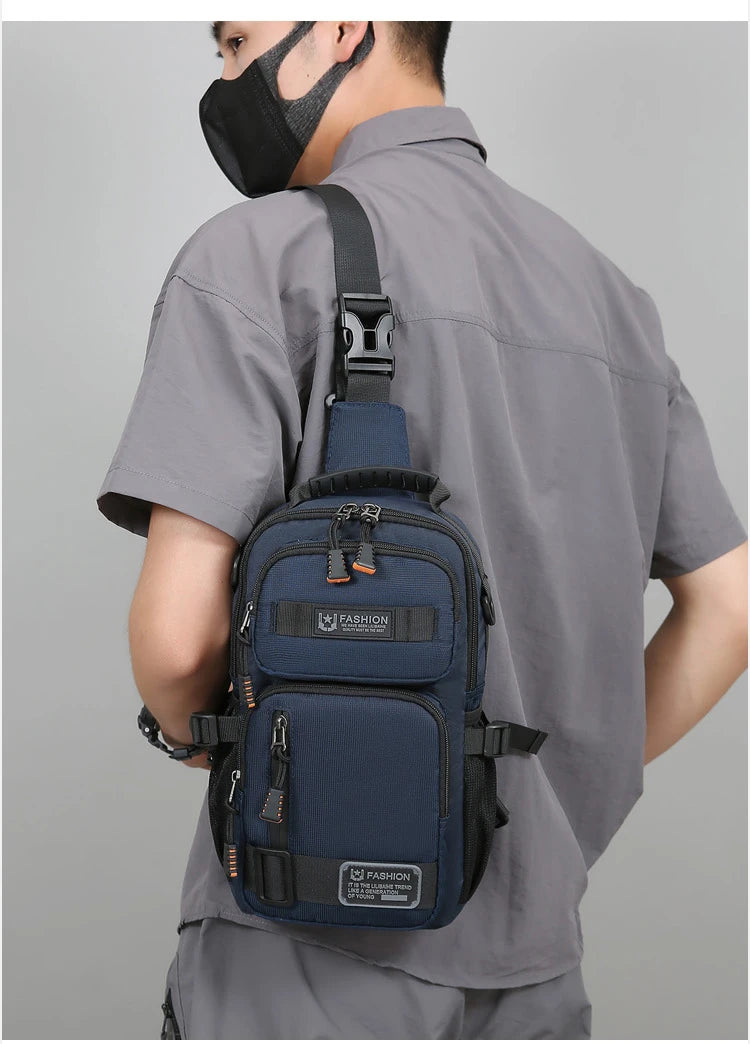 Fashion Men's Waist Packs Chest Bag High Quality Oxford Crossbody Bags For Men Fashion Casual Men Bag Handbag Male Chest Pack