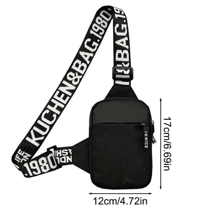 Men's Shoulder Bag INS Trend Waterproof Small Backpack Mobile Phone Man's Messenger Bag Square Bag Crossbody Bags