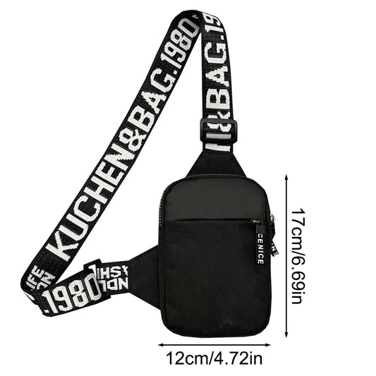 Men's Shoulder Bag INS Trend Waterproof Small Backpack Mobile Phone Man's Messenger Bag Square Bag Crossbody Bags