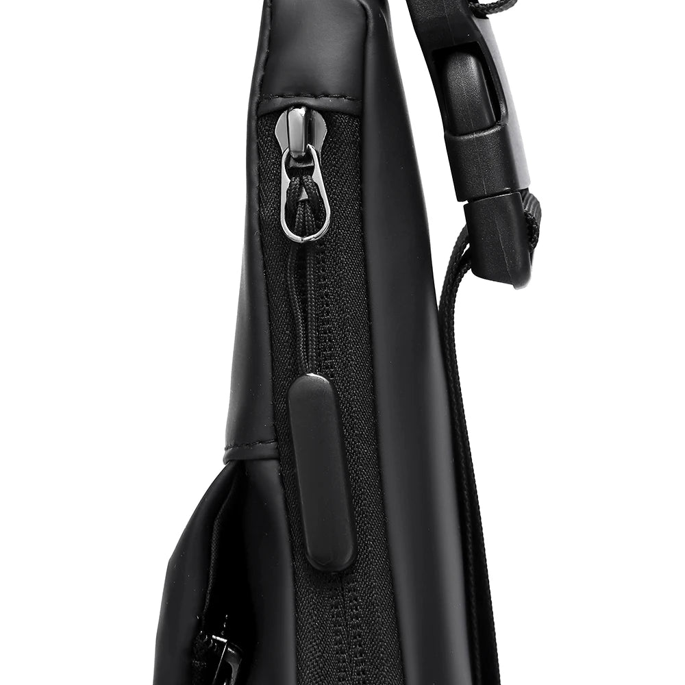Stylish, Simple, Neutral Style, Large Capacity, Multifunctional, Durable And Scratch-resistant Men's Casual Shoulder Bag