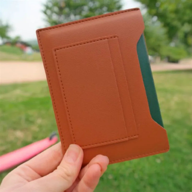 2025 Women Portable Multicolor Passport Cover Holder Case Multi-slots Waterproof Card Holder Men PU Leather Passport Bag Unisex