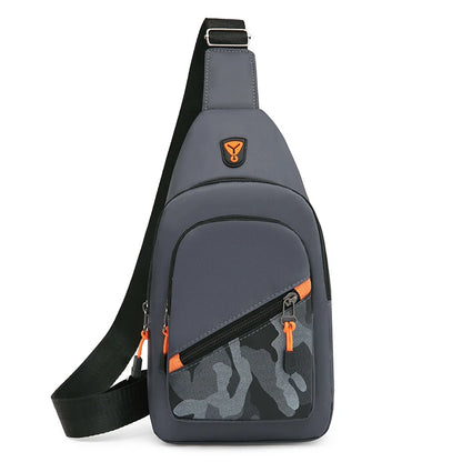 Chest Bag Men's One Shoulder Crossbody Bag Large Capacity Outdoor Sports Leisure Fashion Small Shoulder Bag Backpack Men's