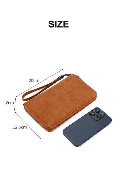 New Travel Passport Clip Wallet Women and Men Multifunctional PU Leather Card Holde RFID Anti Theft Swiping Wallets Storage Bag