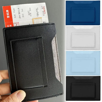 2025 Women Portable Multicolor Passport Cover Holder Case Multi-slots Waterproof Card Holder Men PU Leather Passport Bag Unisex