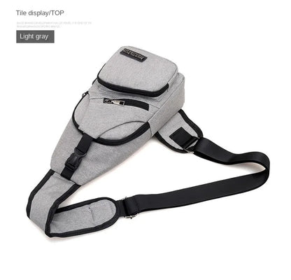 Fashion Casual Crossbody Bag Small Men's Shoulder Bag Men Diagonal Backpack Messenger Phone Bag Boy Fanny Chest Pack