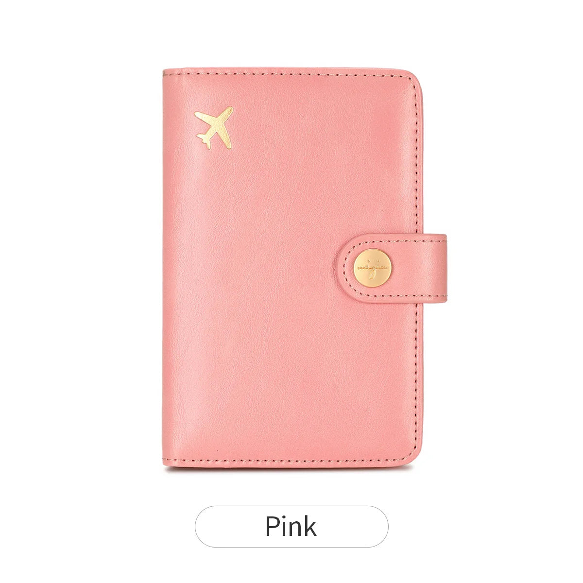 Minimalist and fashionable RFID passport clip multifunctional PU leather wallet case ID card credit card holder travel accessory