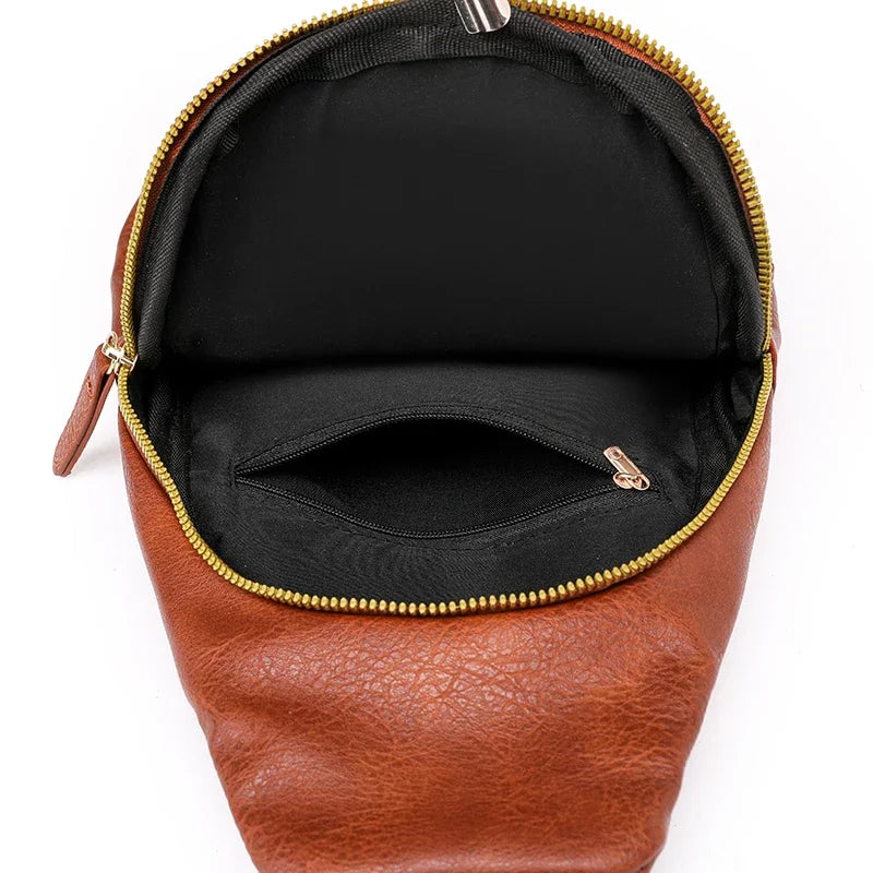 Women Bag Fashion Sling Bag for Woman High Quality PU Leather Pack Crossbody Chest Bolsa Feminina Sacs À Main Shoulder Messenger