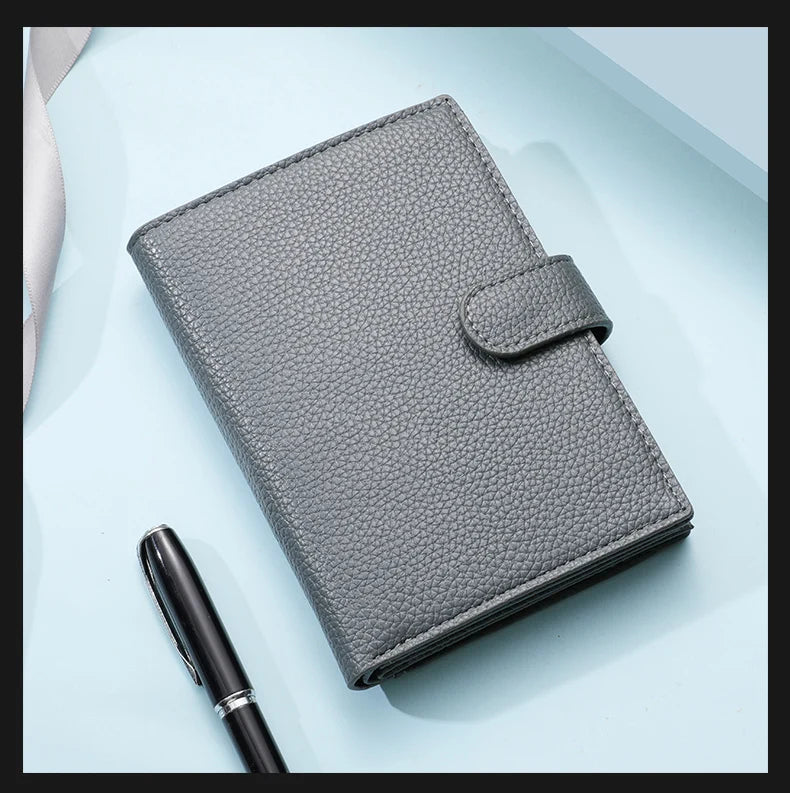 Men's And Women's PU Leather Wallet Travel Passport Wallet Multi Card Slot Credit Card Holder Wallet Travel Accessories