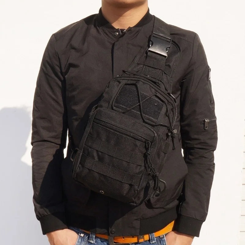 Tactical Shoulder Backpack Rover EDC Outdoor CCW Sling Bag Waterproof Hiking Camping Pack Concealed Range Bag Hunting Daypack