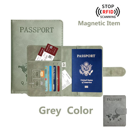 Passport Holder for Travel Essentials  Passport Wallet Cover Case for Travel  Accessories,Passport Book Holders for Women/Men