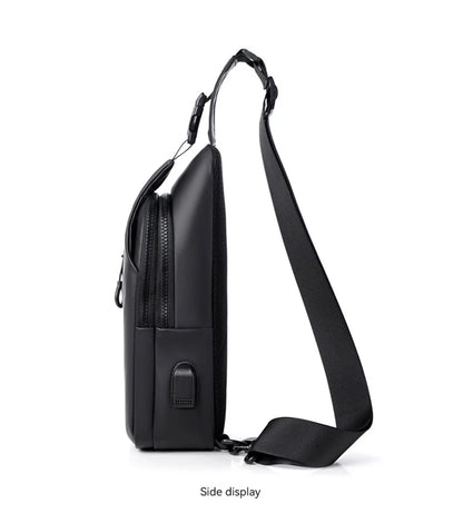Rilibegan Shoulder Bag Fashionable Large Capacity Waterproof Lightweight Leisure Soft Comfortable Crossbody Bag
