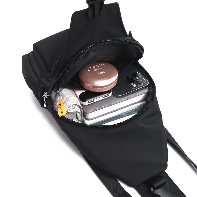 Fashion Trend Simple Casual Women Chest Bag with Large Capacity Multi-Functional Backpack
