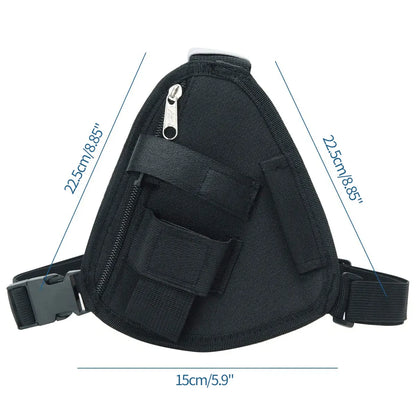BAOFENG&ABBRREE radio chest harness Tactical Vest Nylon Vest chest rig Pack Bag Pouch Holster Walkie Talkie for BF-888S UV-5R