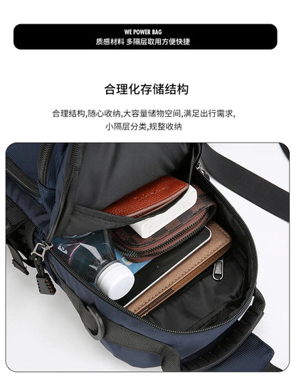 Fashion Men's Waist Packs Chest Bag High Quality Oxford Crossbody Bags For Men Fashion Casual Men Bag Handbag Male Chest Pack
