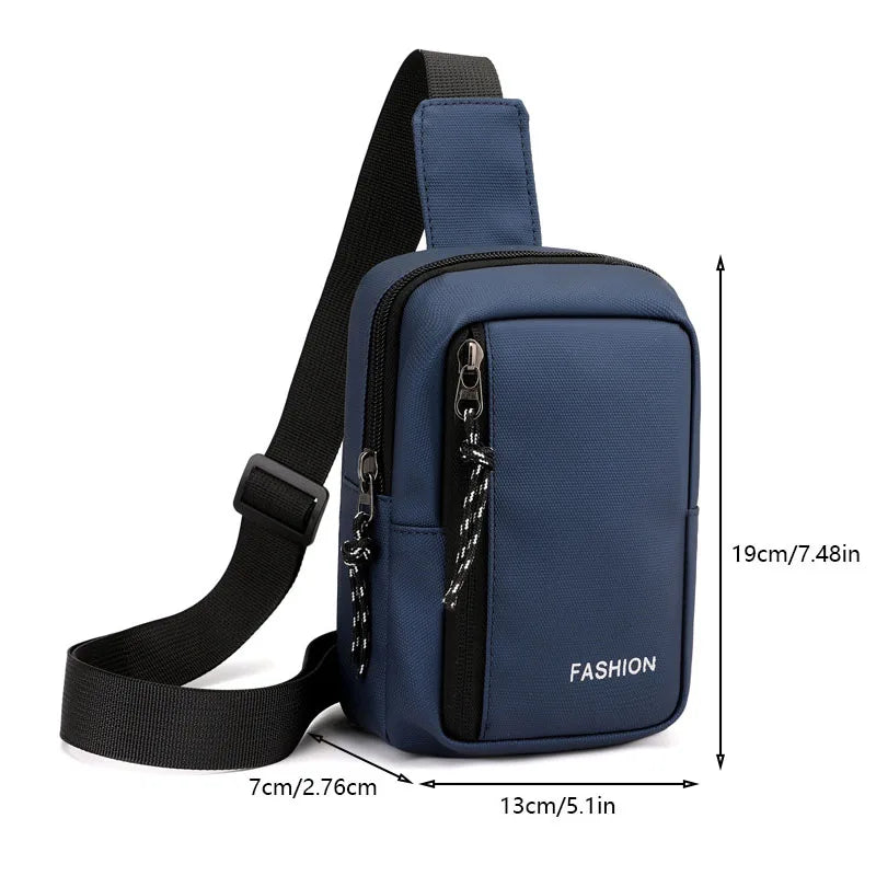 Casual Solid Men Crossbody Bags Male Oxford Handbag Shoulder Bags Boy Messenger Bags 2023 Man Handbags for Travel Satchel Black