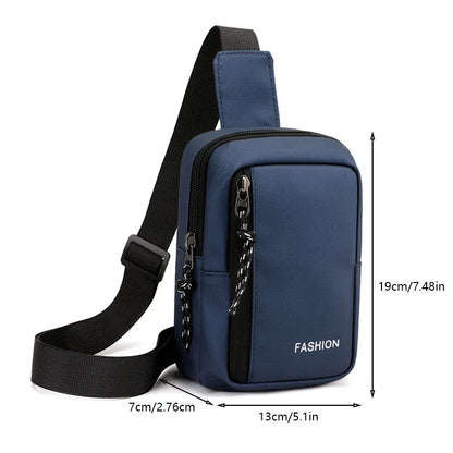 Casual Solid Men Crossbody Bags Male Oxford Handbag Shoulder Bags Boy Messenger Bags 2023 Man Handbags for Travel Satchel Black