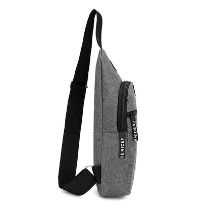 Chest Bag Men's One Shoulder Crossbody Bag Large Capacity Outdoor Sports Leisure Fashion Small Shoulder Bag Backpack Men's