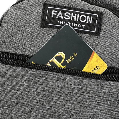 Chest Bag Men's One Shoulder Crossbody Bag Large Capacity Outdoor Sports Leisure Fashion Small Shoulder Bag Backpack Men's