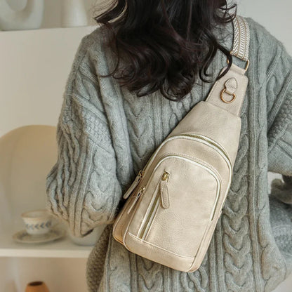Women Bag Fashion Sling Bag for Woman High Quality PU Leather Pack Crossbody Chest Bolsa Feminina Sacs À Main Shoulder Messenger
