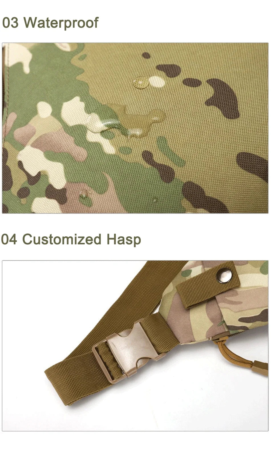 DIENQI Anti-theft Men Chest Bag Waterproof Chest Pack Travel  Personal Pocket Tactical Male Sling Bag Chest Cross body Bag Pauch