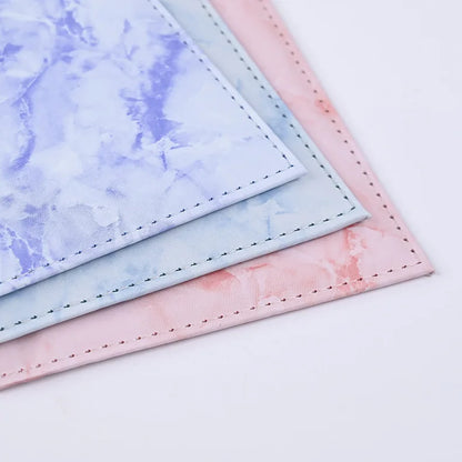 Fashion Women Men Passport Cover Pu Leather Marble Style Travel ID Credit Card Passport Holder Packet Wallet Purse Bags Pouch