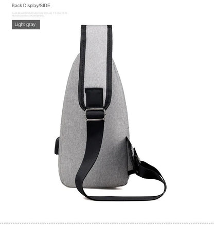 Fashion Casual Crossbody Bag Small Men's Shoulder Bag Men Diagonal Backpack Messenger Phone Bag Boy Fanny Chest Pack