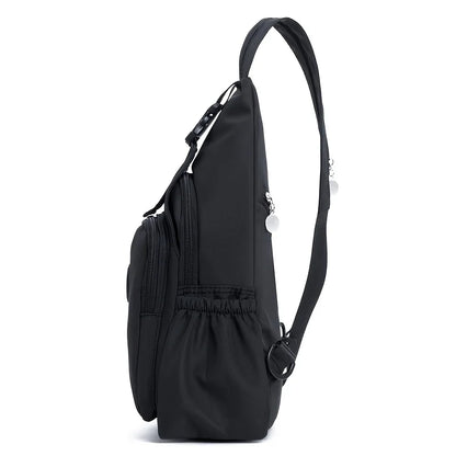 Fashion Trend Simple Casual Women Chest Bag with Large Capacity Multi-Functional Backpack