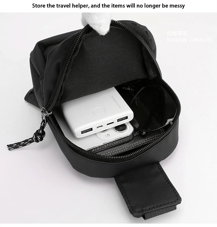 Casual Solid Men Crossbody Bags Male Oxford Handbag Shoulder Bags Boy Messenger Bags 2023 Man Handbags for Travel Satchel Black