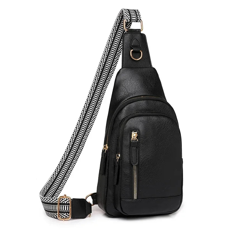 Women Bag Fashion Sling Bag for Woman High Quality PU Leather Pack Crossbody Chest Bolsa Feminina Sacs À Main Shoulder Messenger
