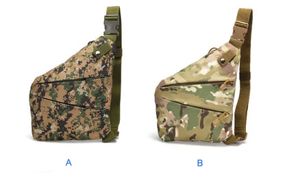 DIENQI Anti-theft Men Chest Bag Waterproof Chest Pack Travel  Personal Pocket Tactical Male Sling Bag Chest Cross body Bag Pauch