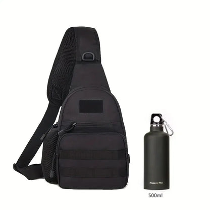 Military Shoulder Bag, Trekking Chest Sling Bag,  Backpack For Hiking Outdoor Camping Fishing