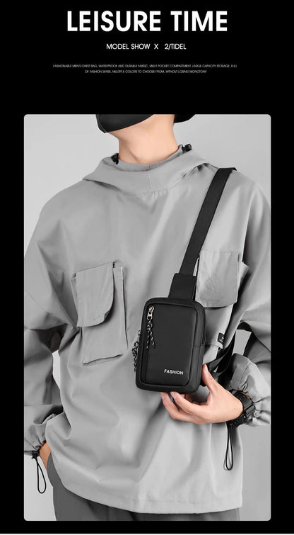 Casual Solid Men Crossbody Bags Male Oxford Handbag Shoulder Bags Boy Messenger Bags 2023 Man Handbags for Travel Satchel Black