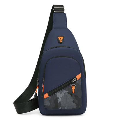 Chest Bag Men's One Shoulder Crossbody Bag Large Capacity Outdoor Sports Leisure Fashion Small Shoulder Bag Backpack Men's