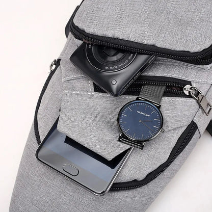 Fashion Casual Crossbody Bag Small Men's Shoulder Bag Men Diagonal Backpack Messenger Phone Bag Boy Fanny Chest Pack