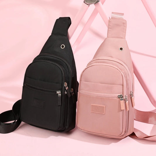 Women's Chest Bag Pure Color Nylon Women's Bag Good Quality Shoulder Bag Casual Women's Crossbody Bag Fashion Female Bag
