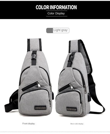 Fashion Casual Crossbody Bag Small Men's Shoulder Bag Men Diagonal Backpack Messenger Phone Bag Boy Fanny Chest Pack