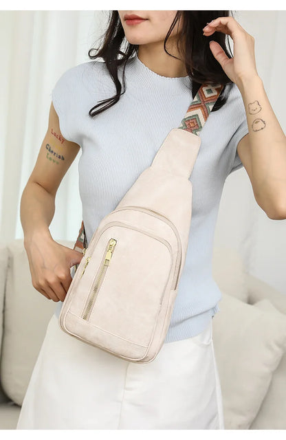 Women Bag Fashion Sling Bag for Woman High Quality PU Leather Pack Crossbody Chest Bolsa Feminina Sacs À Main Shoulder Messenger