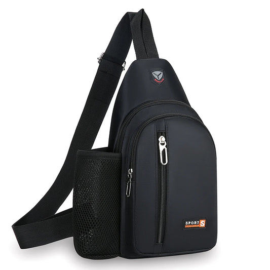 New Casual Breast Bag Travel Crossbody Bag Fashion Shoulder Bag Multifunctional Large Capacity Crossbody Bag for Men and Women