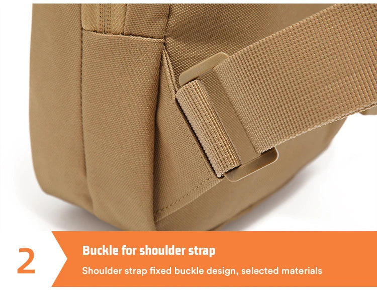 D12 Invisible Sling Waterproof and Wearable Crossbody Hunting and Camping Tactics Outdoor Shoulder Bag Versatile Wilderness